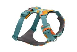 Повсякденна шлейка для собак Ruffwear Front Range® L/XL 81-107 см Бірюзово-жовтогарячий