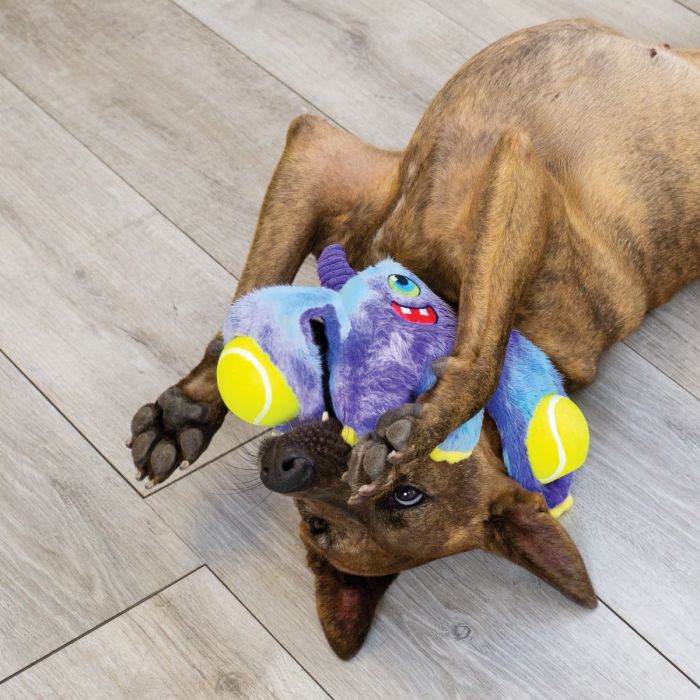Іграшка для собак Kong Woozles Monster Фіолетовий M