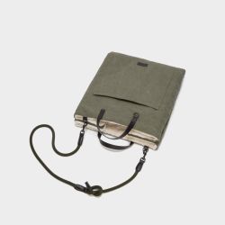 Переносний лежак для собак Cloud7 Travel Canvas Оливковий L