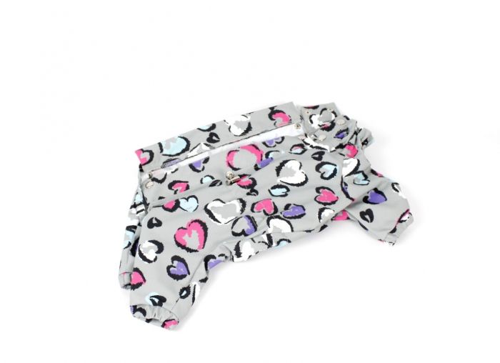 Дощовик Лірика Для собак, плащівка без підкладки унісекс M (А 34В до 54 см.)