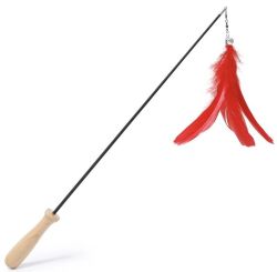 Вудка телескопічна з пірям 46-76 см 