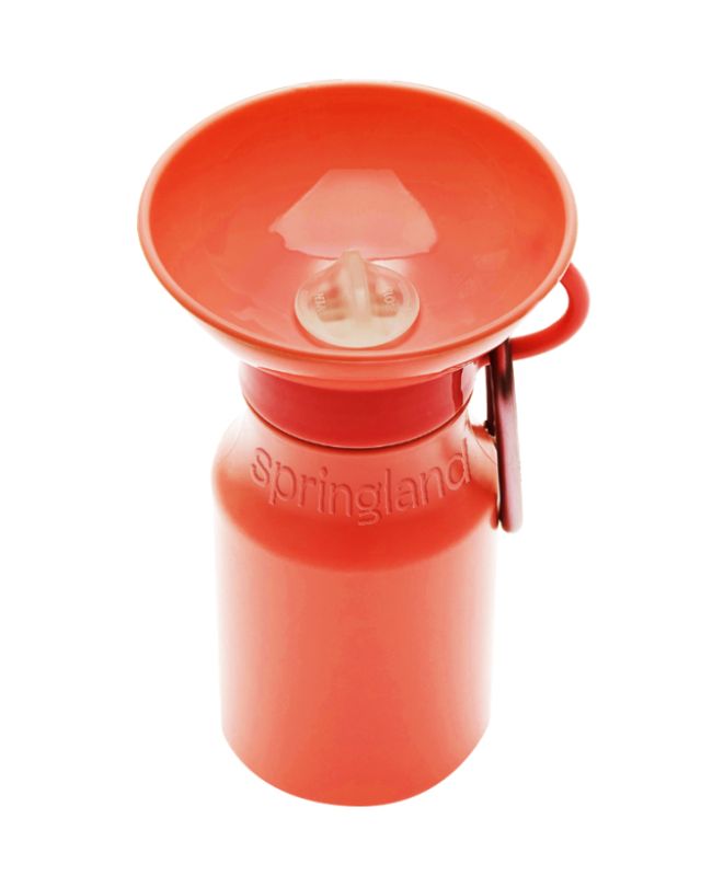 Пляшка-поїлка для собак Springland Помаранчевий 450 мл