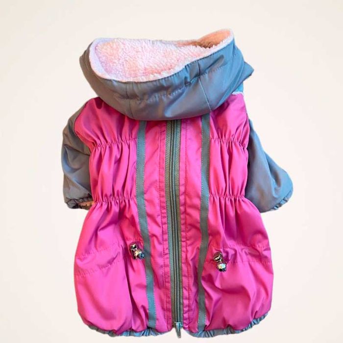 Півонія куртка для собак дівчаток dog Love рожева S