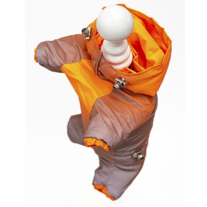 Комбінезон градієнт для дівчаток велсофт на силіконі XXS