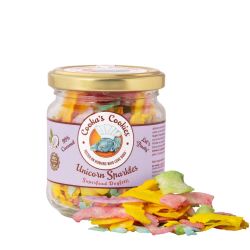 Натуральна веганська посипка для собак Cooka's Cookies Unicorn Sparkles 100% кокос 40 г