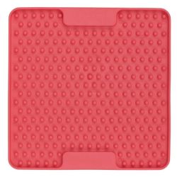 Лизальний килимок антистрес для маленьких собак собак LickiMat Mini Soother Pink, м'яка основа