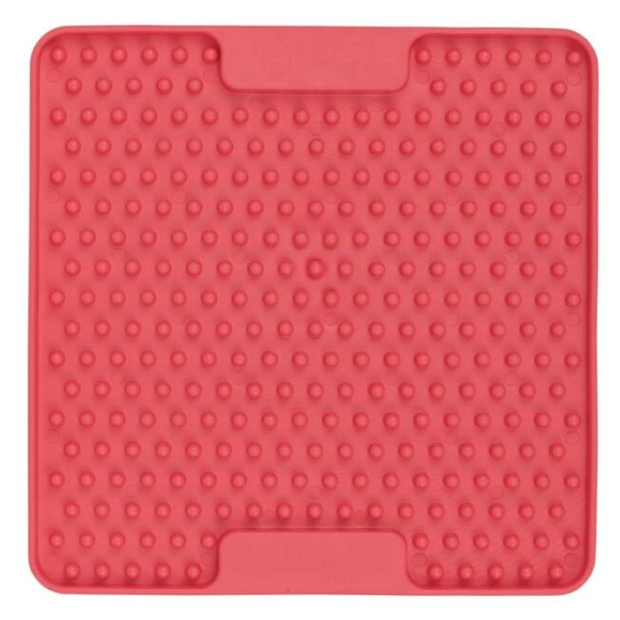 Лизальний килимок антистрес для маленьких собак собак LickiMat Mini Soother Pink, м'яка основа