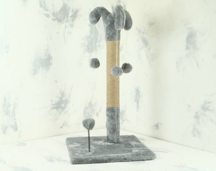 Когтеточка для кішок джутова Арлекін Коричневий