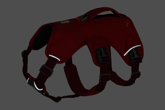 Підтримуюча шлейка для службових собак Ruffwear Web Master™ L/XL 81-107 см Червоний