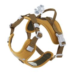 Шлейка пом'якшена для собак Hurtta Weekend Warrior Harness II ECO Темно-жовтий 65-80
