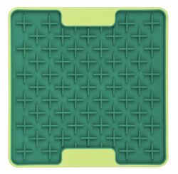 Лизальний килимок антистрес для маленьких собак собак LickiMat Mini Tuff Buddy Green, тверда основа
