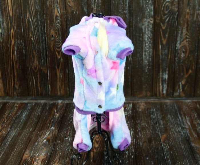 Всесвіт комбінезон для собак дівчаток махровий M