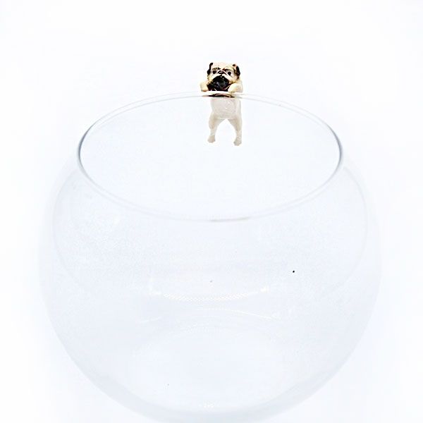 Декор для акваріума собака, 4 см 