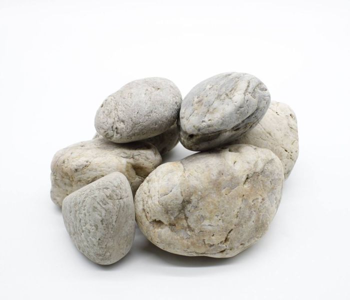 Ґрунт Галька Сірий Янгол 80-120 мм, вага 10 кг 