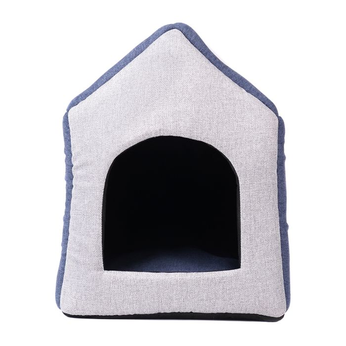 Будка  2 для собак 433340 см Сіро-синя