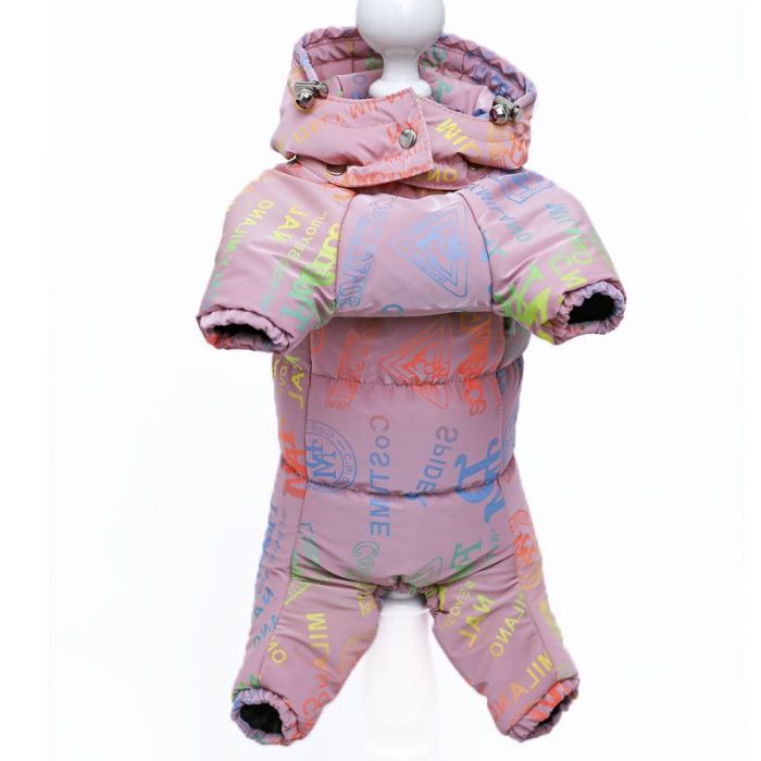 Альфа комбінезон на силіконі для собак дівчаток хутро XS