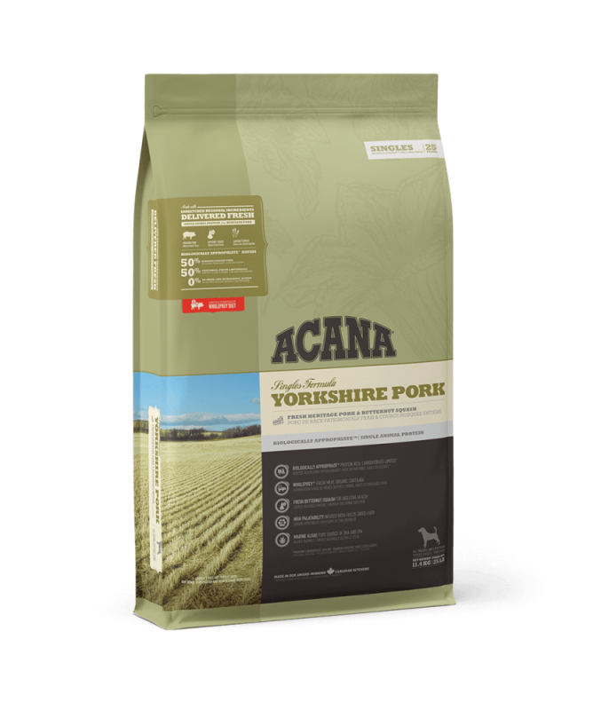 ACANA Yorkshire Pork для собак з чутливим травленням 11,4 кг
