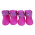 Черевики для собак силіконові фіолетові XL 75  60мм