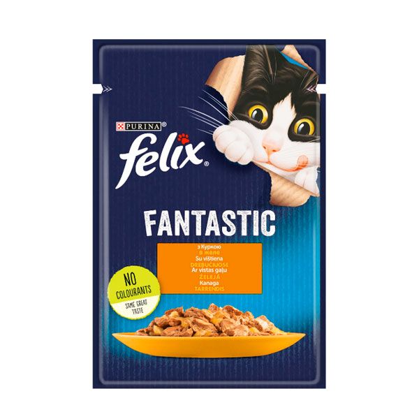 Felix (Фелікс) консерви для кішок курка в желе 85г 85г