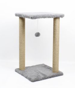 Гламур дряпка джут сіра 