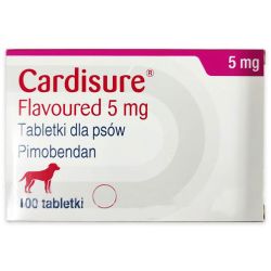 Кардишур ( Cardisure, пімобендан) - для лікування серцевої недостатності у собак 5мг - 100 таблеток