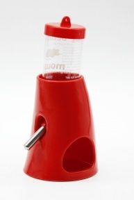 Поїлка з будиночком Червона 80 мл 