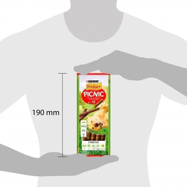 Ласощі Purina Friskies Picnic для дорослих собак з яловичиною, 42 г 