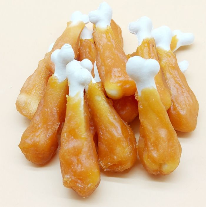 Ніжка з мясом курки 200 гр на кістки 7см DM006S 