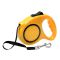 Рулетка для собак пластикова ручка стрічка жовта фіксатор 3м  12кг 190 