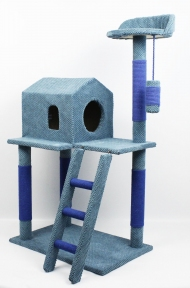 Будинок - драбина дряпка х-б Синя 