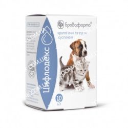 Цифлодекс краплі очні, вушні 10мл, Бровафарма 10 мл