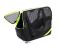 Сумка Крос чорна (салатова смуга) 35х31х23 см
