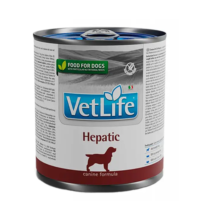 Вологий корм Farmina Vet Life Hepatic для собак при хронічній печінковій недостатності, 300 г Farmina Vet Life Hepatic Вологий корм для собак при хронічній печінковій недостатності 300 г 6381