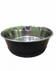 Миска метал з антиковзаючим дном М131 d 21см 1,6 л