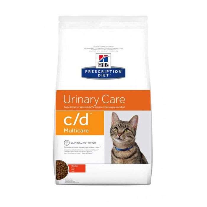 Hills PD Feline C  D Multicare з куркою для підтримки здоровя сечовивідних шляхів у котів 400 г