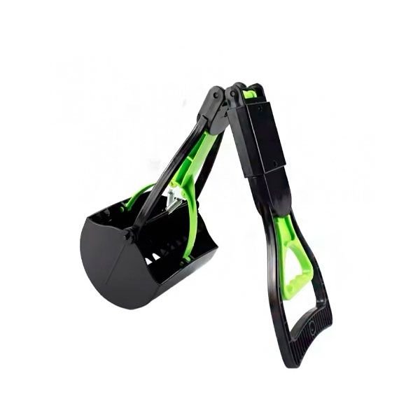 Совок для збирання фекалій собак салатово-чорний, 60х13 см 