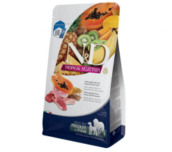 Сухий корм Farmina ND Tropical Selection Dog Lamb Adult Medium  Maxi для дорослих собак середніх та великих порід, з ягням, ПРОБНИК 100 г   Фарміна дог сух пробник ND TROPICAL SELECTION DOG LAMB ADULT MEDIUM  MAXI 100 gr 42699