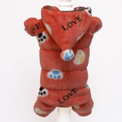 Оранж комбінезон для собак дівчаток махра на хутрі S2