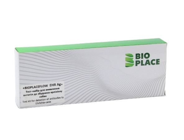 BIOPLACEFLOW (EHR Ab) (Ehrlichia canis A) Тест-набір для виявлення антигену збудника ерліхіозу собак  