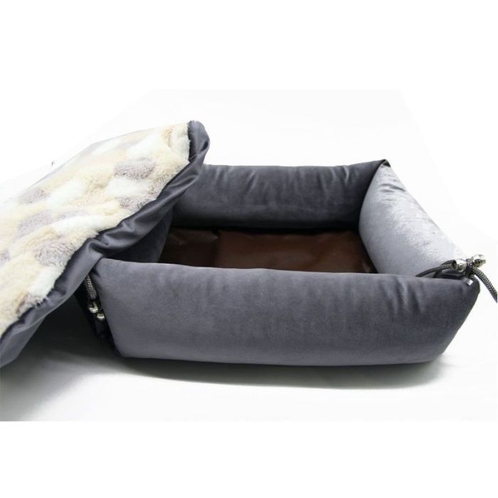 ЛЕЖАК ТРАНСФОРМЕР ЛЮКС замша сірий 1 370280120