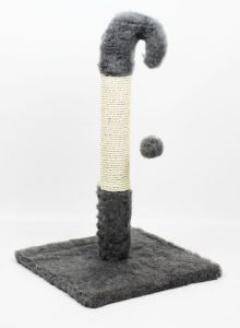 Когтеточка Гном, сизаль 37  37,см Сірий