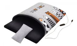 Грілка Кишенька Лапка сіра з USB XL 6075см (5-10кг)