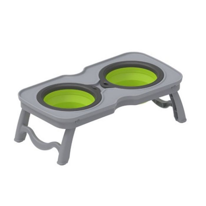 Стійка з силіконовими мисками для собак SY-A42 700мл