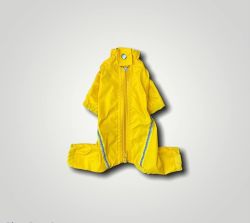 Мадрид дощовик для собак Dog Love жовтий без утеплювача S2