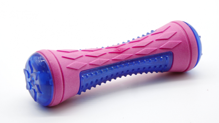 Гантель яка світиться, 20 см, SL-011 Рожево-синя