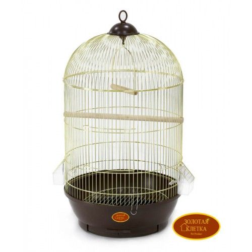 Клітка для птахів Diva півколо 40  70см Gold