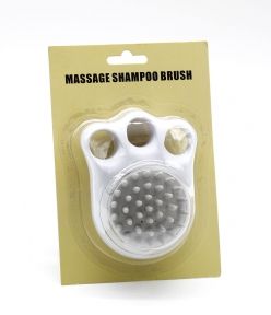 Щітка-диспенсор у вигляді лапки сіра