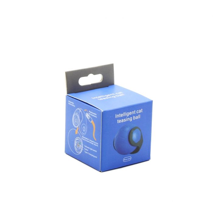 Мяч із хвостиком, інтерактивний, 5 см. Помаранчевий.