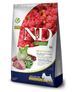 Сухий корм Farmina ND Digestion Lamb  Fennel Adult Mini для собак малих порід з порушеннями травлення, з ягням та фенхелем, 2,5 кг Фарміна дог сух ND DOG DIGESTION LAMBFENNEL ADULTMINI дієт.харч.пор.травл. ягнякіноа 2,5кг 40060