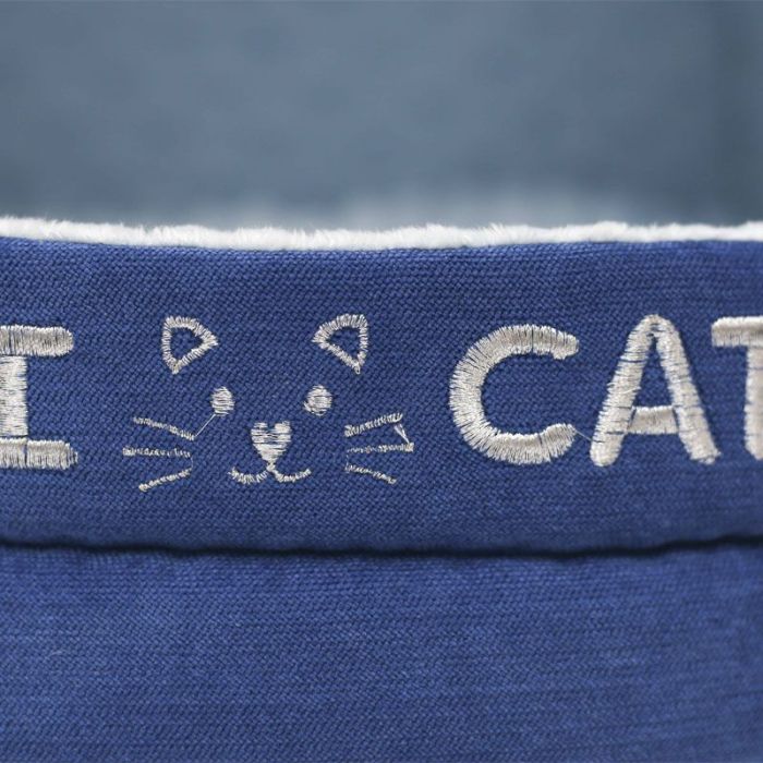 Будиночок для кота улюбленець 1 - 402829см замша і велюр Морська хвиля